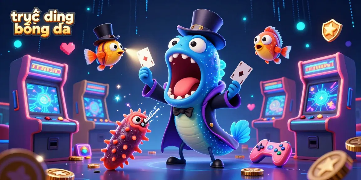 Experience the thrill of trực tiếp bóng đá with a magical underwater scene featuring vibrant characters and exciting casino elements.