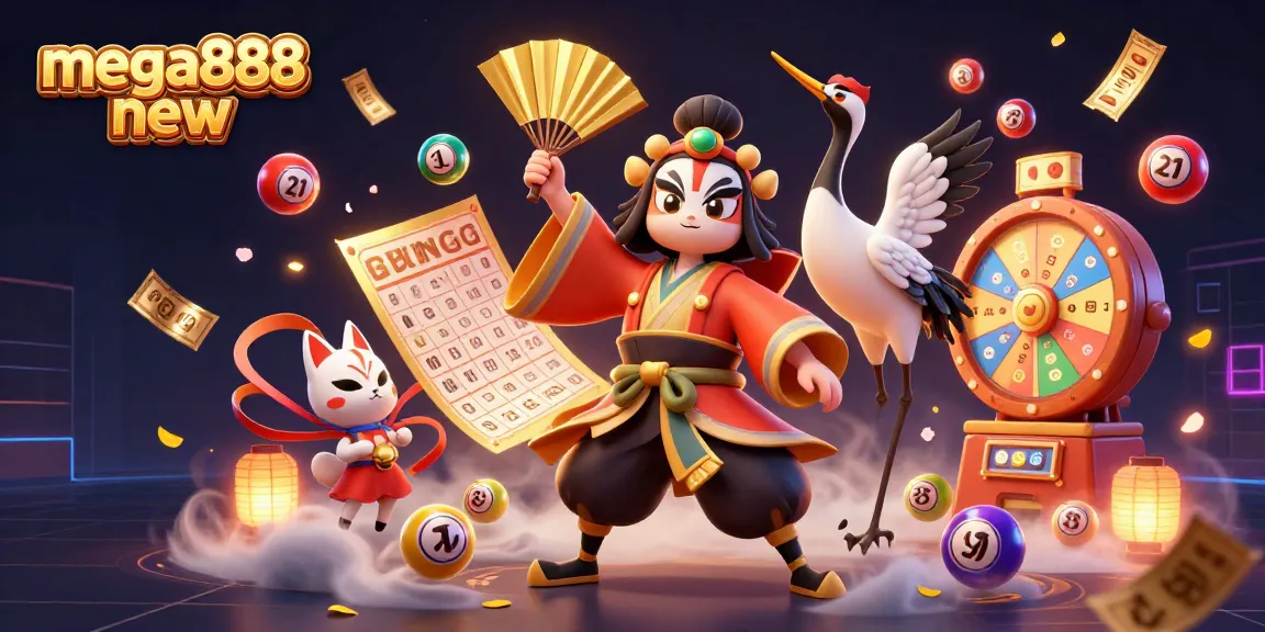 Engage with the mega888 new experience through vibrant casino elements and dynamic characters.
